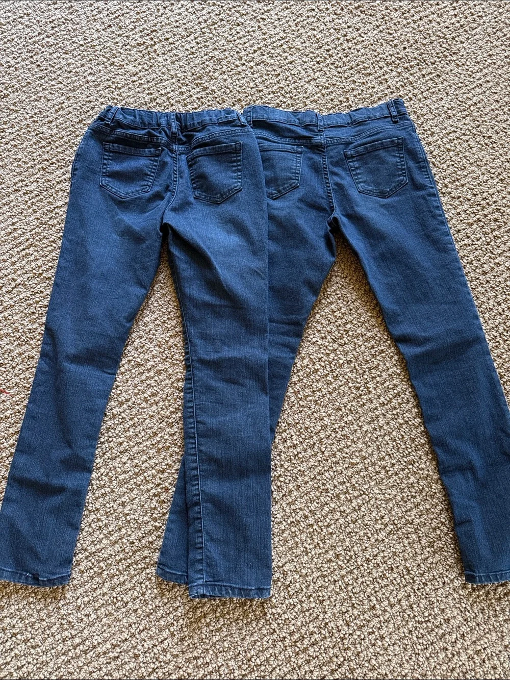 The Children’s place & crazy 8 girls denim adjustable jeans size 12 (3 pairs)